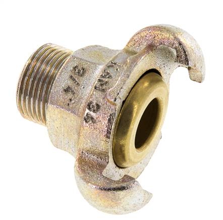 Gusseisen DN 17 DIN 3489 Klauenkupplung G 3/4'' Außengewinde