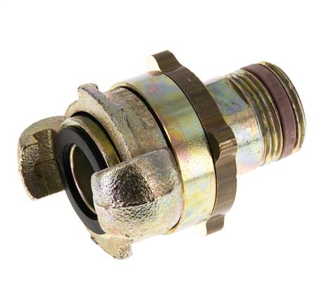 Gusseisen DN 17 DIN 3238 Klauenkupplung G 3/4'' Außengewinde