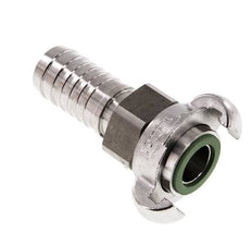 Edelstahl DN 18 DIN 3238 Klauenkupplung 25 mm (1'') Schlauchbolzen