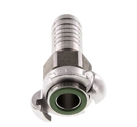 Edelstahl DN 18 DIN 3238 Klauenkupplung 25 mm (1'') Schlauchbolzen