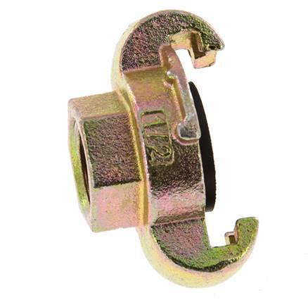 Gusseisen DN 19 DIN 3489 Klauenkupplung Rp 1/2'' Innengewinde