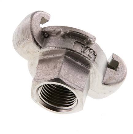 Edelstahl DN 19 DIN 3489 Klauenkupplung Rp 1/2'' Innengewinde
