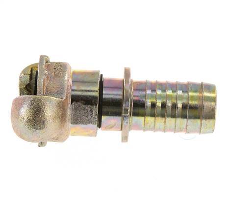 Cast Iron DN 19 DIN 3489 Twist Claw Coupling 13 mm (1/2'') Hose Barb Rotary Collar