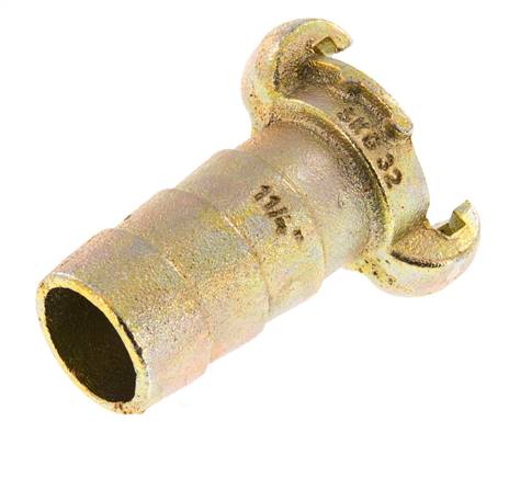 Gusseisen DN 20 DIN 3489 Klauenkupplung 32 mm (1 1/4'') Schlauchbolzen