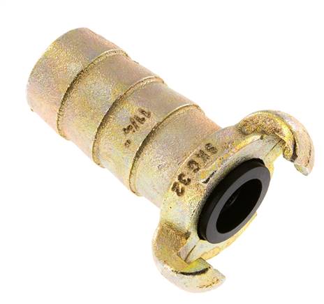 Gusseisen DN 20 DIN 3489 Klauenkupplung 32 mm (1 1/4'') Schlauchbolzen