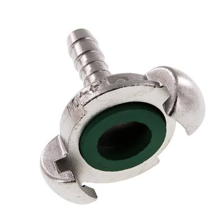 Edelstahl DN 6,5 DIN 3489 Drehklauenkupplung 10 mm Schlauchbolzen