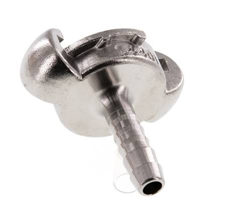 Edelstahl DN 6,5 DIN 3489 Drehklauenkupplung 10 mm Schlauchbolzen