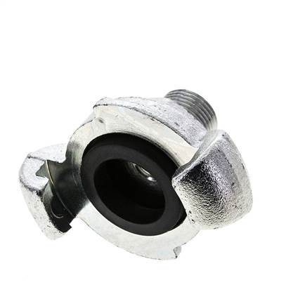Gusseisen DN 8,5 DIN 3489 Schraubenkupplung G 3/8'' Außengewinde