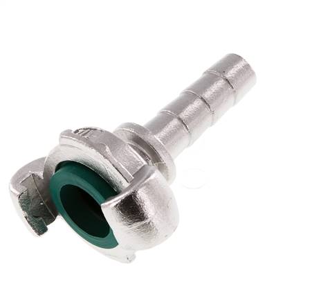 Edelstahl DN 9 DIN 3489 Drehklauenkupplung 13 mm (1/2'') Schlauchbolzen