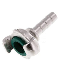 Edelstahl DN 9 DIN 3489 Drehklauenkupplung 13 mm (1/2'') Schlauchbolzen