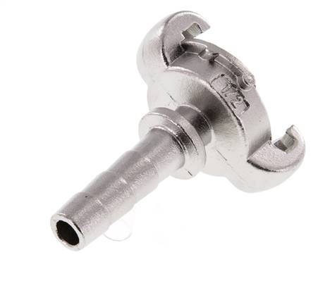 Edelstahl DN 9 DIN 3489 Drehklauenkupplung 13 mm (1/2'') Schlauchbolzen