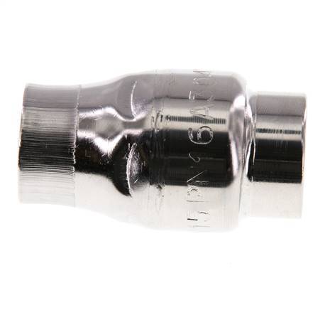 G1/2'' Edelstahl 304 Rückschlagventil FKM (leichte Feder) 0,03-16bar - CLIS3E
