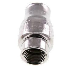 G1/2'' Edelstahl 304 Rückschlagventil FKM (leichte Feder) 0,03-16bar - CLIS3E