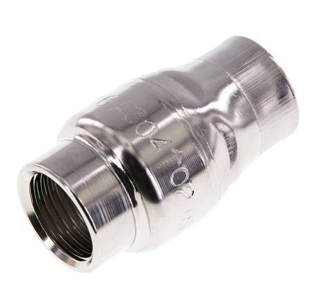G1/2'' Edelstahl 304 Rückschlagventil FKM (leichte Feder) 0,03-16bar - CLIS3E