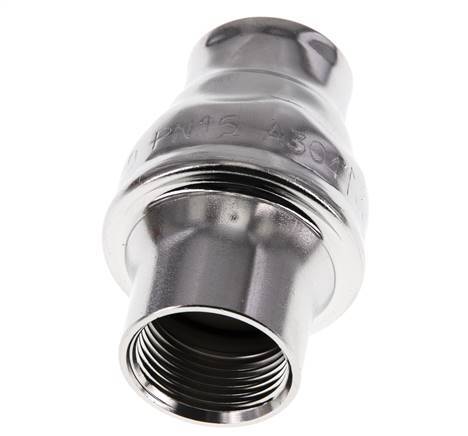 G3/4'' Stainless Steel 304 Check Valve FKM 0.03-16bar (0.44-232psi) - Reinforced pin [8 Pieces]