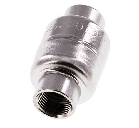 G3/8'' Edelstahl 304 Rückschlagventil FKM (leichte Feder) 0,03-16bar - CLIS3E