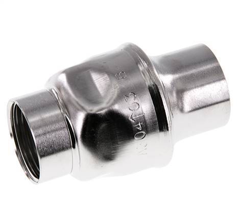 G1'' Edelstahl 304 Rückschlagventil FKM (leichte Feder) 0,03-16bar - CLIS3E