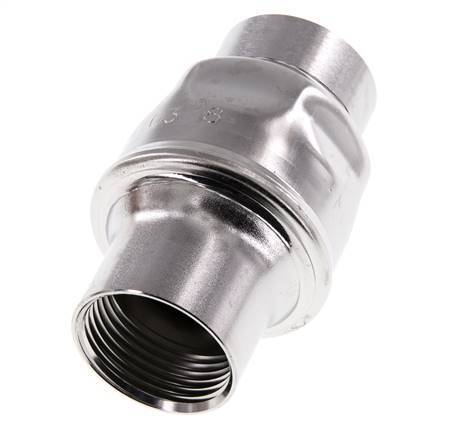 G1'' Edelstahl 304 Rückschlagventil FKM (leichte Feder) 0,03-16bar - CLIS3E