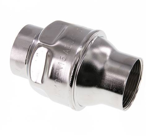 G1-1/2'' Stainless Steel 304 Check Valve FKM (Light Spring) 0.03-16bar - CLIS3E