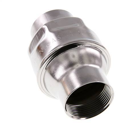 G1-1/2'' Edelstahl 304 Rückschlagventil FKM (leichte Feder) 0,03-16bar - CLIS3E