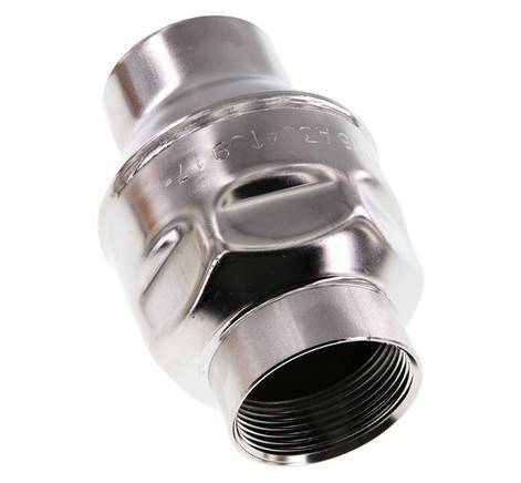 G1-1/2'' Edelstahl 304 Rückschlagventil FKM (leichte Feder) 0,03-16bar - CLIS3E