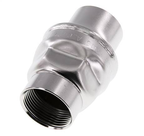 G1 1/4'' Stainless Steel 304 Check Valve FKM 0.03-16bar (0.44-232psi) - Reinforced pin [6 Pieces]