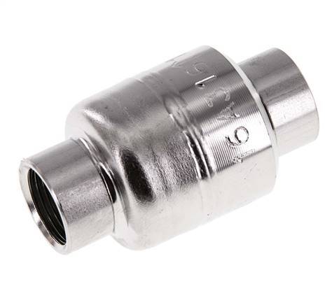 G3/8'' Rückschlagventil Edelstahl 316 FKM (leichte Feder) 0,03-16bar - CLIS4E