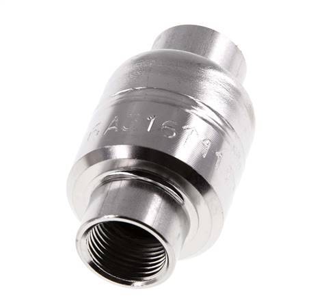 G3/8'' Rückschlagventil Edelstahl 316 FKM (leichte Feder) 0,03-16bar - CLIS4E