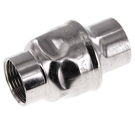 G1'' Stainless Steel 316 Check Valve PTFE 0.03-16bar (0.44-232psi)