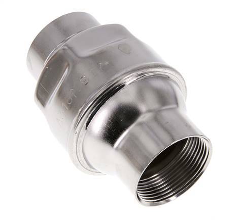 G1 1/2'' Edelstahl 316 Rückschlagventil PTFE 0,03-16bar