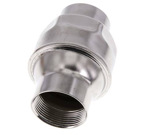 G1 1/2'' Stainless Steel 316 Check Valve FKM 0.03-16bar (0.44-232psi) - NSF ANSI 61