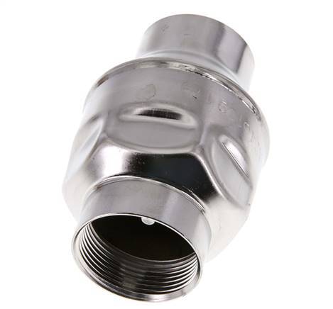 G1 1/2'' Stainless Steel 316 Check Valve FKM 0.03-16bar (0.44-232psi) - Heavy duty [6 Pieces]