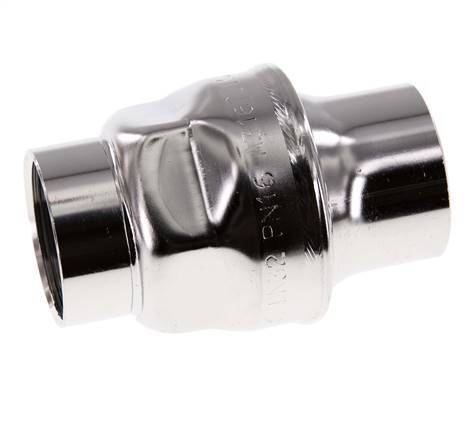 1 1/4'' NPT Stainless Steel 316 Check Valve FKM 0.03-16bar (0.44-232psi) - NSF ANSI 61