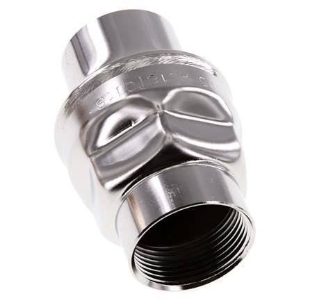G1 1/4'' Edelstahl 316 Rückschlagventil FKM 0.03-16bar - NSF ANSI 61 - Verstärkter Stift [6 Stück]