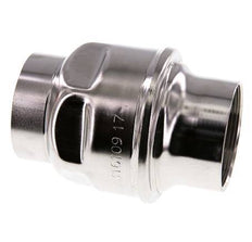 G2'' Rückschlagventil Edelstahl 316 FKM (leichte Feder) 0,03-16bar - CLIS4E