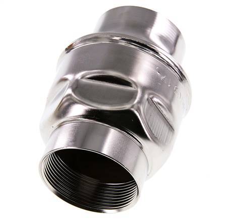 G2'' Rückschlagventil Edelstahl 316 FKM (leichte Feder) 0,03-16bar - CLIS4E