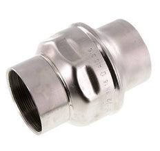 G2-1/2'' Rückschlagventil Edelstahl 316 FKM (leichte Feder) 0,03-16bar - CLIS4E