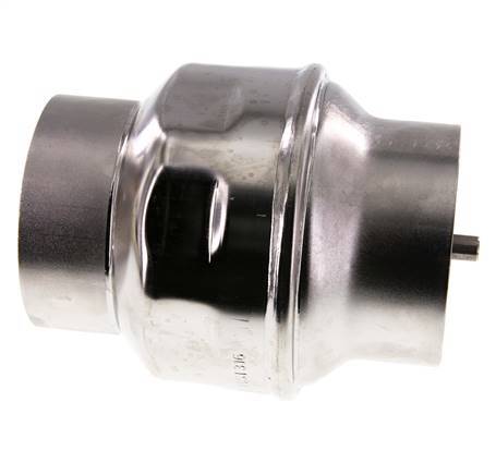 G3'' Rückschlagventil Edelstahl 316 FKM (leichte Feder) 0,03-16bar - CLIS4E