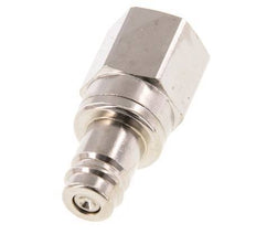 Messing vernickelt DN 10 Luftkupplungsstecker G 1/4 Zoll Innengewinde Doppelabsperrung