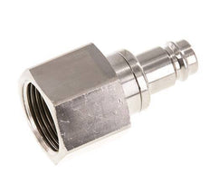 Messing vernickelt DN 10 Luftkupplungsstecker G 3/4 Zoll Innengewinde Doppelabsperrung