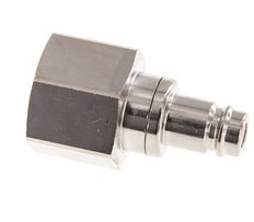 Messing vernickelt DN 10 Luftkupplungsstecker G 3/4 Zoll Innengewinde Doppelabsperrung