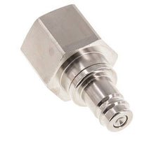 Messing vernickelt DN 10 Luftkupplungsstecker G 3/4 Zoll Innengewinde Doppelabsperrung