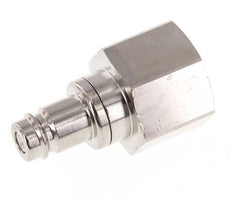 Messing vernickelt DN 10 Luftkupplungsstecker G 3/4 Zoll Innengewinde Doppelabsperrung