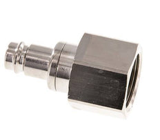 Messing vernickelt DN 10 Luftkupplungsstecker G 3/4 Zoll Innengewinde Doppelabsperrung