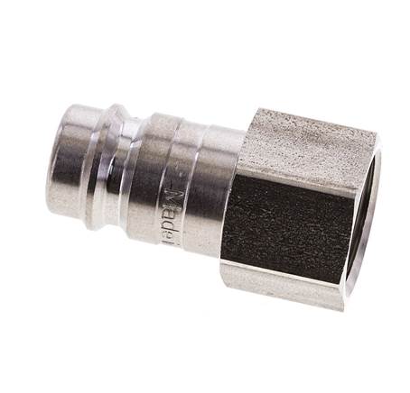 Edelstahl DN 10 Luftkupplungsstecker G 3/8 Zoll Innengewinde