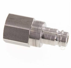Edelstahl DN 10 Luftkupplungsstecker G 1/2 Zoll Innengewinde Doppelabsperrung