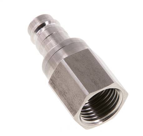 Edelstahl DN 10 Luftkupplungsstecker G 1/2 Zoll Innengewinde Doppelabsperrung