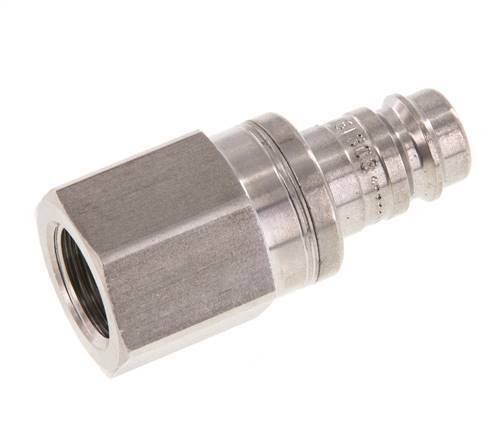 Edelstahl DN 10 Luftkupplungsstecker G 3/8 Zoll Innengewinde Doppelabsperrung