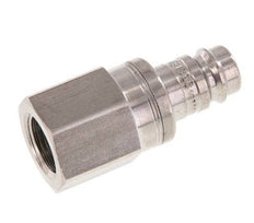 Edelstahl DN 10 Luftkupplungsstecker G 3/8 Zoll Innengewinde Doppelabsperrung