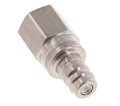 Edelstahl DN 10 Luftkupplungsstecker G 3/8 Zoll Innengewinde Doppelabsperrung